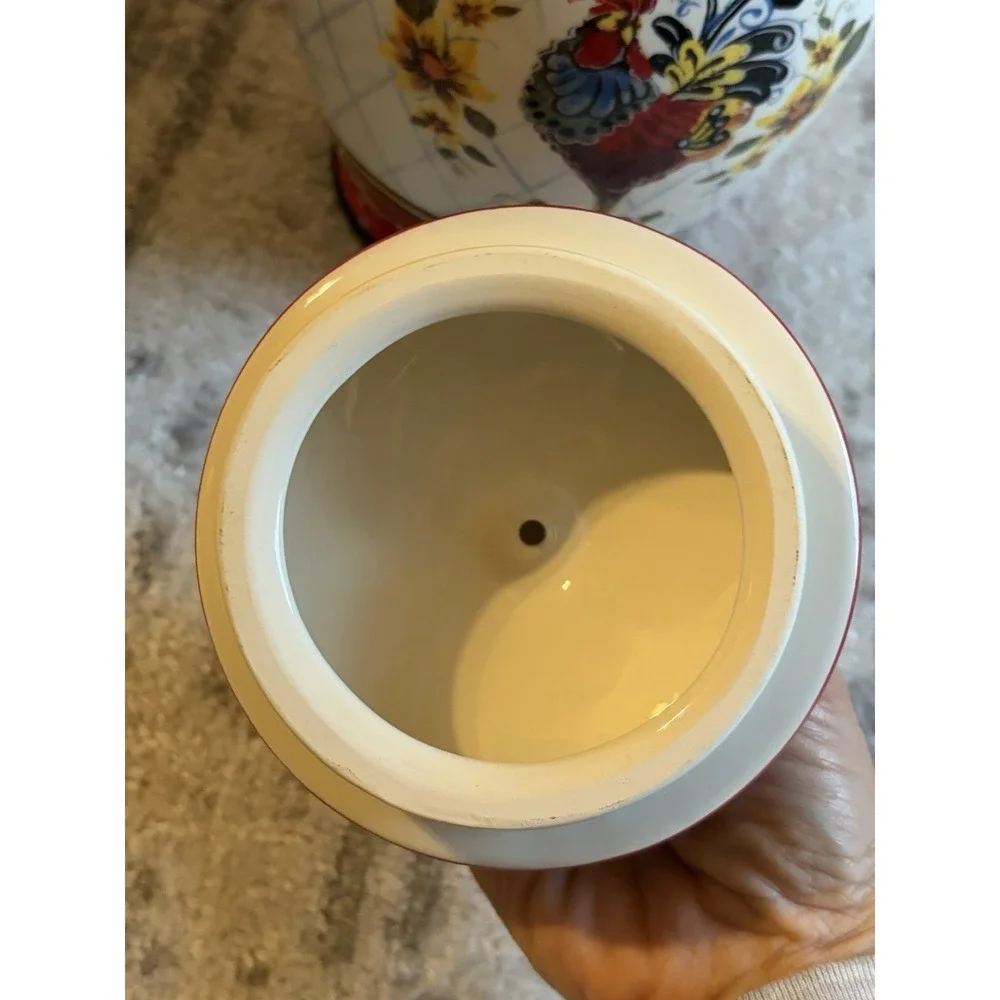 Julie Ueland Chanticleer Rooster Canister 9